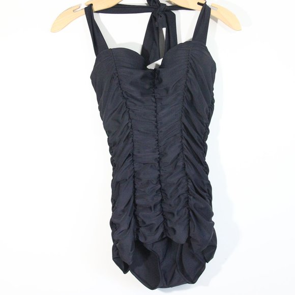 Unique Vintage Mansfield One Piece Swimsuit New Small Women Retro style Bathing - Picture 1 of 9